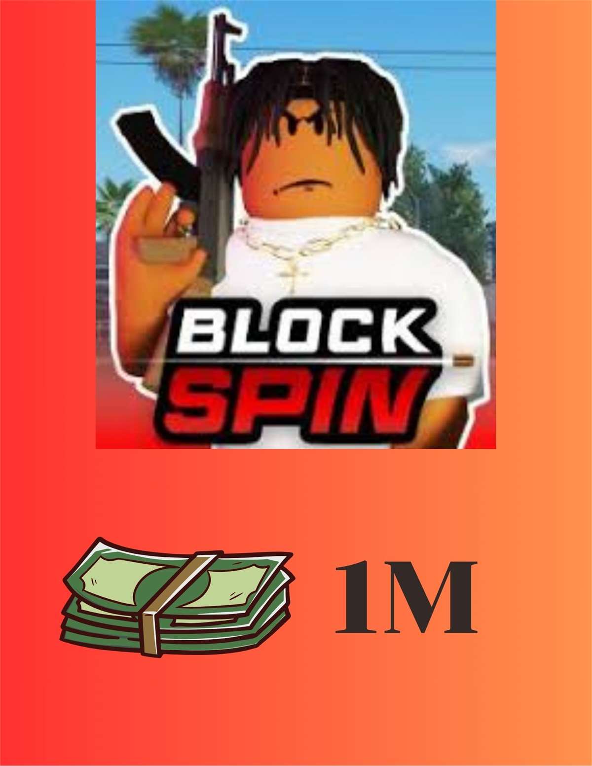 Account money blockspin 1.3-1.5m